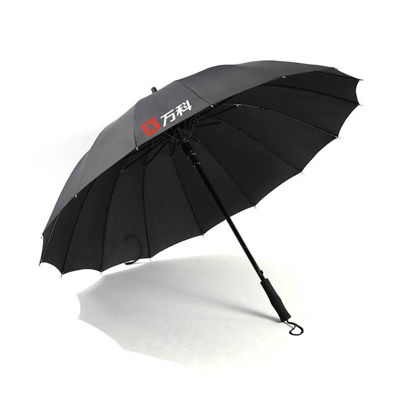 16骨23寸碰擊布直桿廣告傘絲印定制 第1張 16骨23寸碰擊布直桿廣告傘絲印定制 第1張