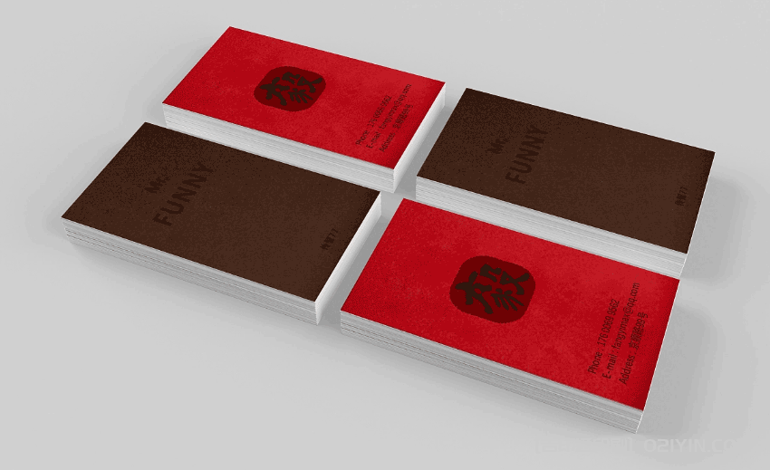 電子行業名片印刷  第4張