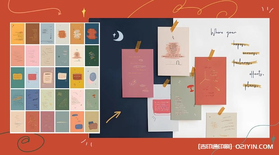 可愛(ài)明信片信封貼紙印刷定制  第11張