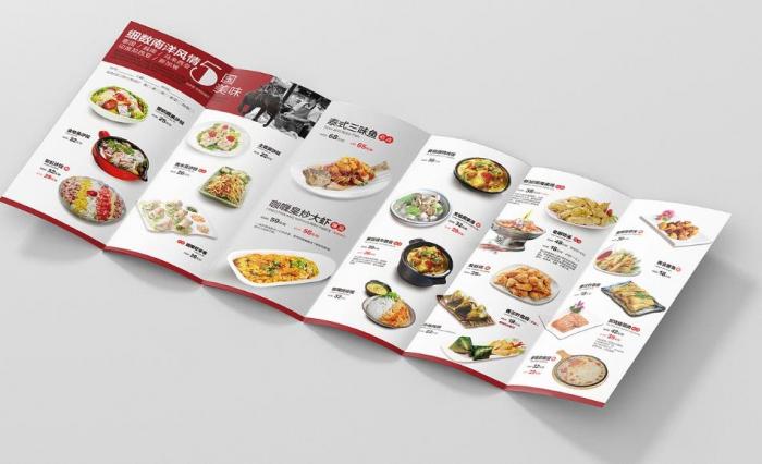 上海外賣菜單印刷_防水防油 + 便攜耐用_餐飲外賣專屬印刷廠家